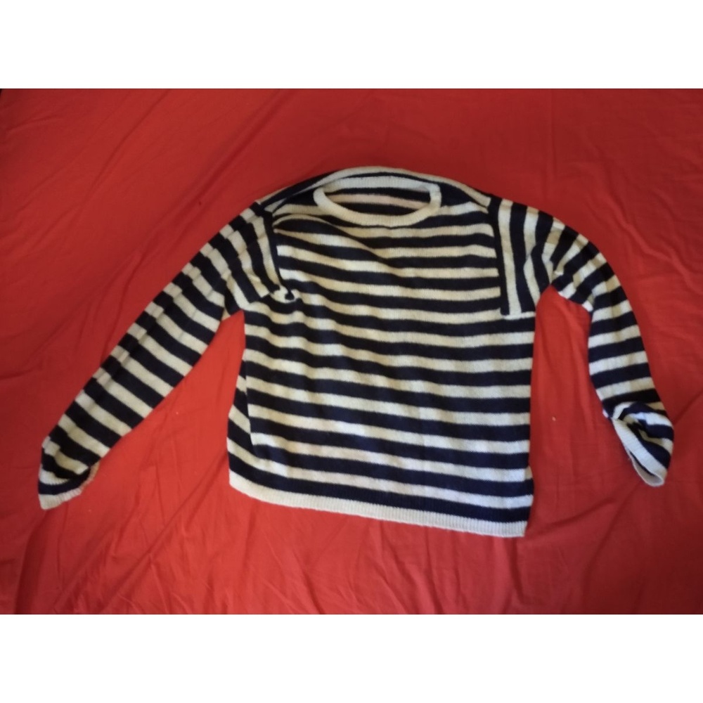Sweater Blue Navy and white stripes